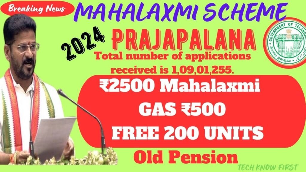 Telangana Praja Palana Scheme 2024 Eligibility, Application Form