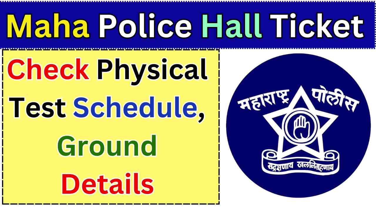 Maha Police Hall Ticket 2024