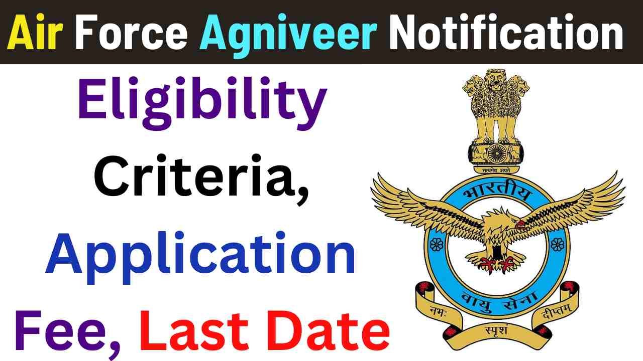 Air Force Agniveer Notification 2024