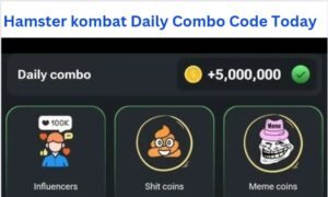 Hamster Kombat daily combo code today